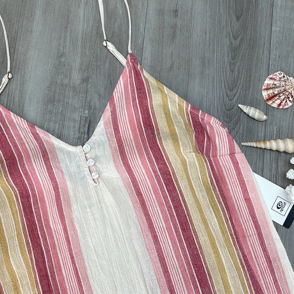 🔆RIP CURL🔆GOLDEN DAYS STRIPPED DRESSES - Picture 11 of 14